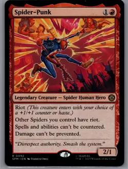 MTG Spider-Man R Spider-Punk #0092 - Image 1