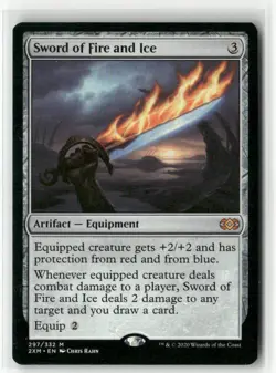 magic the gathering Sword of Fire and Ice Double Masters Mythic #297/332 - Image 1