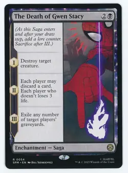 The Death of Gwen Stacy #0054 MTG Marvel's Spider-Man Magic The Gathering - Image 1