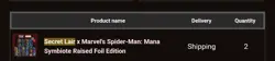 Raised Foil VENOM LANDS Mana Symbiote Marvel Spider-Man Secret Lair Confirmed - Image 2