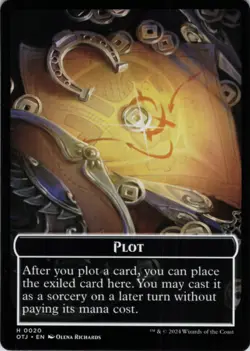 MTG Beau // Plot Double-Sided Token Normal NM Outlaws of Thunder Junction OTJ - Image 2