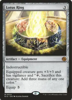 MTG Lotus Ring Normal NM Outlaws of Thunder Junction: The Big Score Magic 24 - Image 1