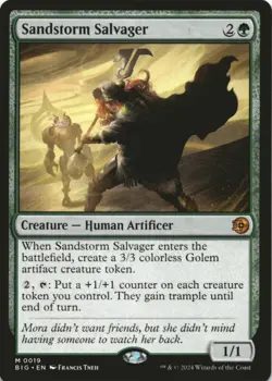 MTG Sandstorm Salvager Normal NM Outlaws of Thunder Junction: The Big Score Magi - Image 1