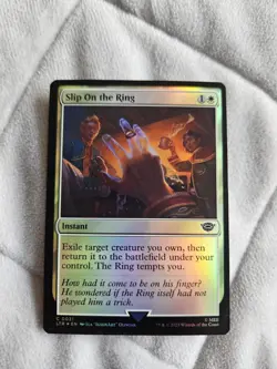 MTG LOTR - Slip on the Ring Instant C0031 Foil - Image 1