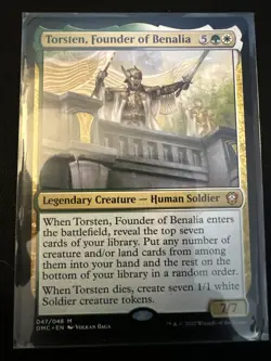 MTG Torsten, Founder of Benalia Commander: Dominaria United 047/048 Regular... - Image 1