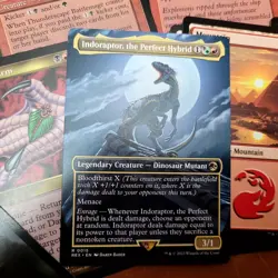 Jurassic Park Rare indoraptor the Perfect Hybrid Commander Deck full of GOBLINS - Image 2