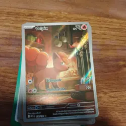 2025 Pokemon TCG - Vulpix - 138/132 Me01 Mega Evolution Holo Rare Full Art NM+ - Image 1