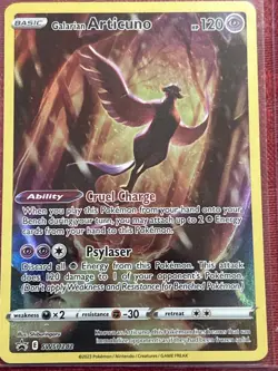 Pokemon TCG Galarian Articuno SWSH Black Star Promos SWSH282 Holo Promo - Image 1