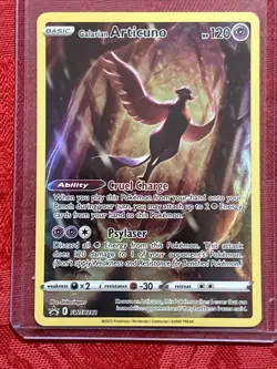 Pokemon TCG Galarian Articuno SWSH Black Star Promos SWSH282 Holo Promo - Image 2