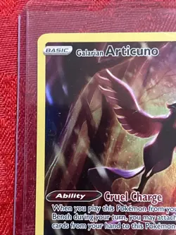 Pokemon TCG Galarian Articuno SWSH Black Star Promos SWSH282 Holo Promo - Image 3