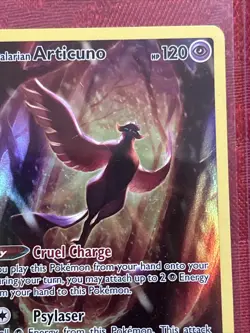 Pokemon TCG Galarian Articuno SWSH Black Star Promos SWSH282 Holo Promo - Image 4