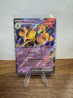 Alakazam ex (Error No Star Pattern) Pokemon BLACK STAR Promo #050 Holo - Image 1
