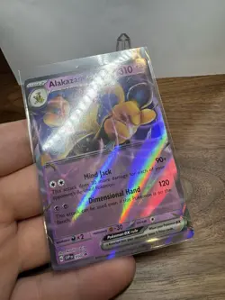 Alakazam ex (Error No Star Pattern) Pokemon BLACK STAR Promo #050 Holo - Image 2