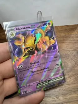 Alakazam ex (Error No Star Pattern) Pokemon BLACK STAR Promo #050 Holo - Image 3