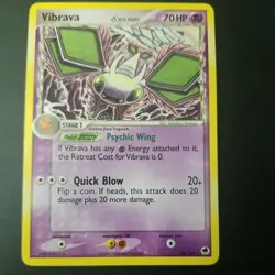 Pokemon 24/101 Vibrava Delta Species Dragon Frontiers Non-Holo Rare NM - Image 1