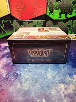 Pokemon Obsidian Flames Elite Trainer Box SV03 Sealed (SMALL TEAR) - Image 5