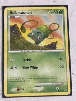 1x Bulbasaur - 93/147 - Common Moderately Played Pokemon Platinum Supreme Victor - Image 1