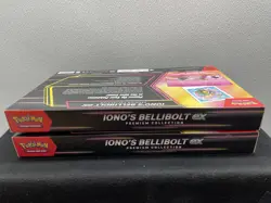 Pokemon TCG Iono's Bellibolt ex Premium Collection Box Lot of 2 - Image 3