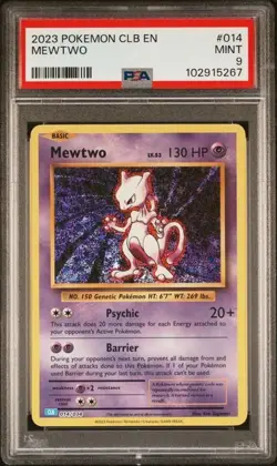 Mewtwo #14 - Pokemon TCG Classic Deck: Blastoise - PSA 9 - Image 1