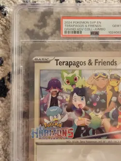 POKEMON SVP JUMBO HORIZONS TERAPAGOS & FRIENDS GRAND ADVENTURE COLLECTION PSA 10 - Image 4