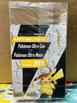 SEALED Ash's Pikachu SM108 Pokemon "I Choose You" Black Star Movie Promo - Image 2