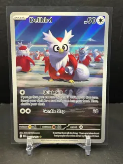 Pokemon TCG | Delibird # 152/132 Mega Evolution Full Art Illustration Rare NM - Image 1