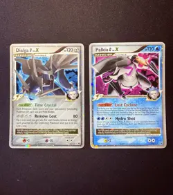 Pokemon Palkia LV x 125/127 & Dialga LV.X 122/127 Pokemon Platinum LP/NM - Image 1