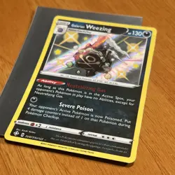 Pokemon Galarian Weezing SV077/SV122 Shining Fates: Shiny Vault Holo Rare - NM - Image 2