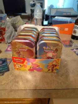 Pokemon TCG Scarlet Violet 151 Mini Tin Display 10 Mini Tins - Image 1