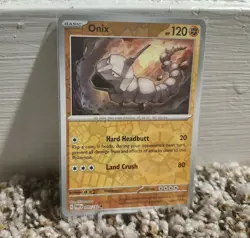 Pokemon TCG Onix Paradox Rift 090/182 Reverse Holo Common - Image 1