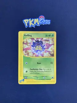 Pokemon TCG Koffing Expedition 114/165 Regular LP. - Image 1