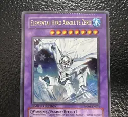 Elemental Hero Absolute Zero YG04-EN001 Ultra Limited VLP x1 MISPRINT SEAL STAMP - Image 3