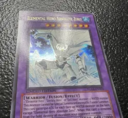 Elemental Hero Absolute Zero YG04-EN001 Ultra Limited VLP x1 MISPRINT SEAL STAMP - Image 5