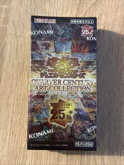 Yu Gi Oh Booster Box quarter century art collection 25th japanese jap display - Image 2
