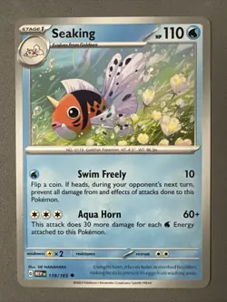Pokemon TCG * Scarlet & Violet 151 Card * 119/165 Seaking Uncommon * FRESH PK - Image 1