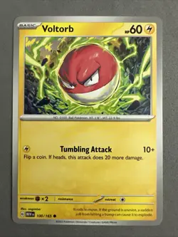 Pokemon TCG * Scarlet & Violet 151 Card * 100/165 Voltorb Common * FRESH PK - Image 1