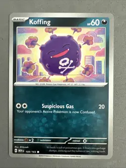 Pokemon TCG * Scarlet & Violet 151 Card * 109/165 Koffing Common * FRESH PK - Image 1