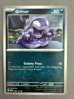 Pokemon TCG * Scarlet & Violet 151 Card * 088/165 Grimer Common * FRESH PK - Image 1