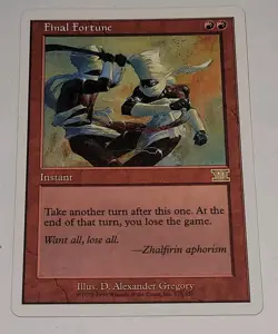 Final Fortune Classic MTG Core Set 6th Edition Regular - Image 1