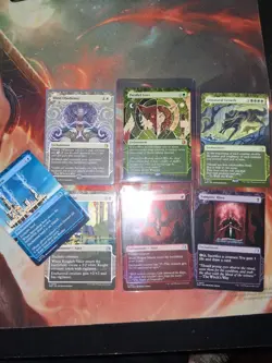 MTG Wilds Of Edraine Enchsnting Tales Lot: Parallel Lives, Blind Obedience, Etc. - Image 1