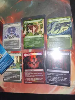 MTG Wilds Of Edraine Enchsnting Tales Lot: Parallel Lives, Blind Obedience, Etc. - Image 2