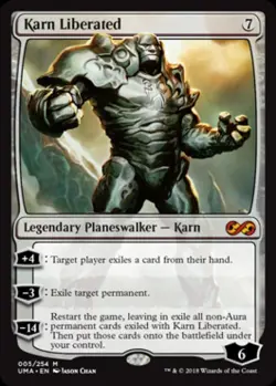 MTG English Karn Liberated NM Foil Ultimate Masters - Image 1