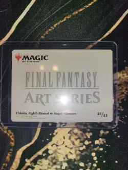 Y'shtola, Nights Blessed - Art Series 21/53 Gold Signature MTG - Image 2