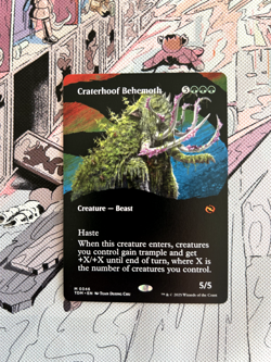 (Borderless) Craterhoof Behemoth | Near Mint | MTG | Tarkir Dragonstorm #346 - Image 2