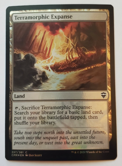 1x Terramorphic Expanse FOIL Commander Legends MTG Magic the Gathering NM - Image 1