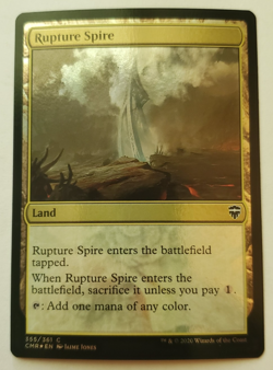 1x Rupture Spire FOIL Commander Legends MTG Magic the Gathering NM - Image 1