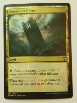 1x Command Tower FOIL Commander Legends MTG Magic the Gathering NM - Image 1