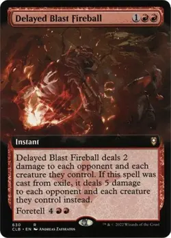 MTG English Delayed Blast Fireball (Extended Art) NM Normal - Image 1