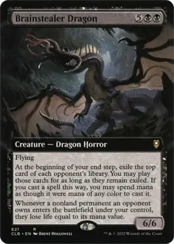 MTG English Brainstealer Dragon (Extended Art) NM Normal - Image 1