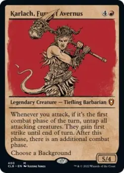 MTG English Karlach, Fury of Avernus (Showcase) NM Normal - Image 1